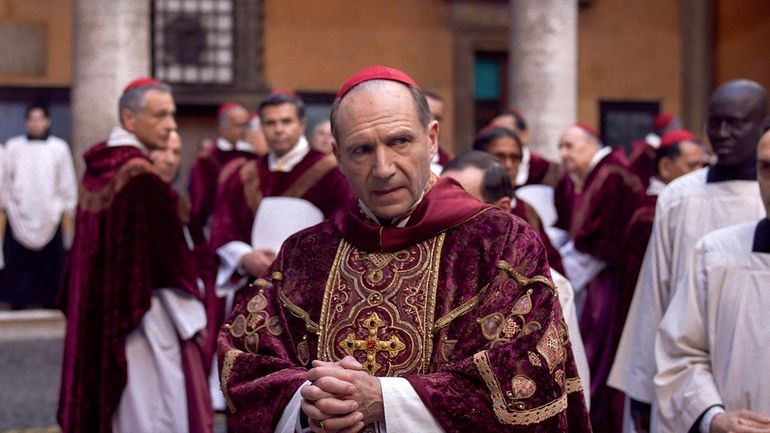 Ralph Fiennes stars in "Conclave," a drama about the selection...