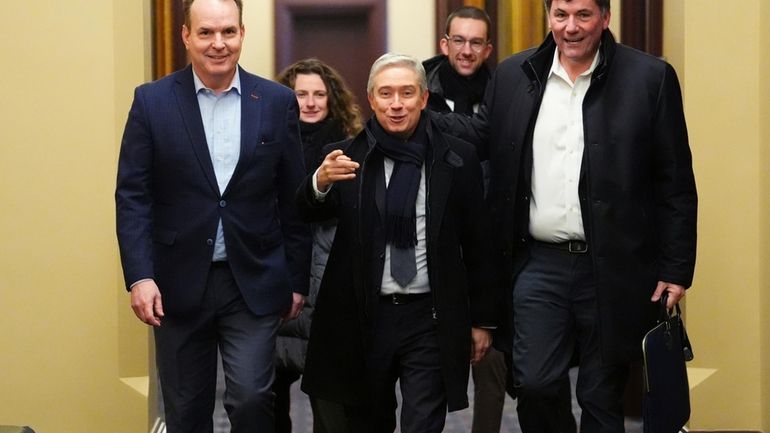 Employment Minister Steven MacKinnon, left to right, Innovation, Science and...