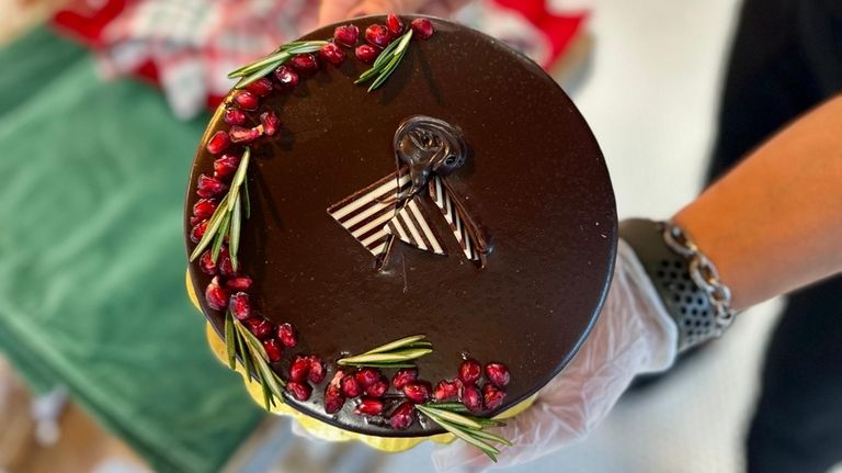 Flourless chocolate cake at Windmill Lane Bakery in Southampton.