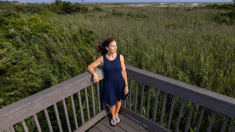 Citizens Campaign for the Environment director Adrienne Esposito on a...