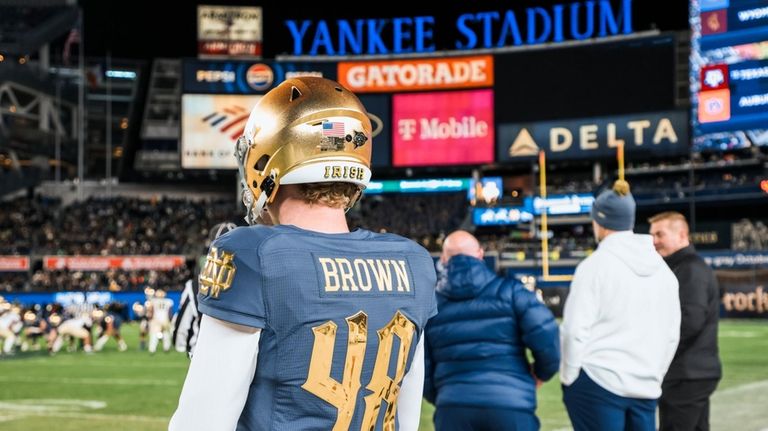 Mickey Brown made his collegiate debut for Notre Dame against...