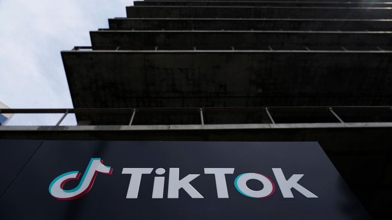 FILE - The TikTok Inc. building is seen in Culver...