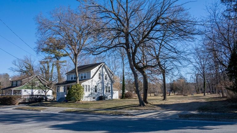 Two of the four homes along Sabbath Day Path that...