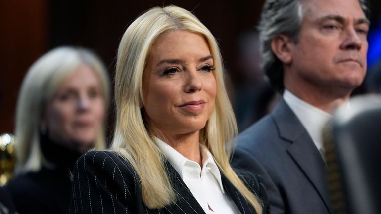 Pam Bondi, President-elect Donald Trump's choice to lead the Justice...